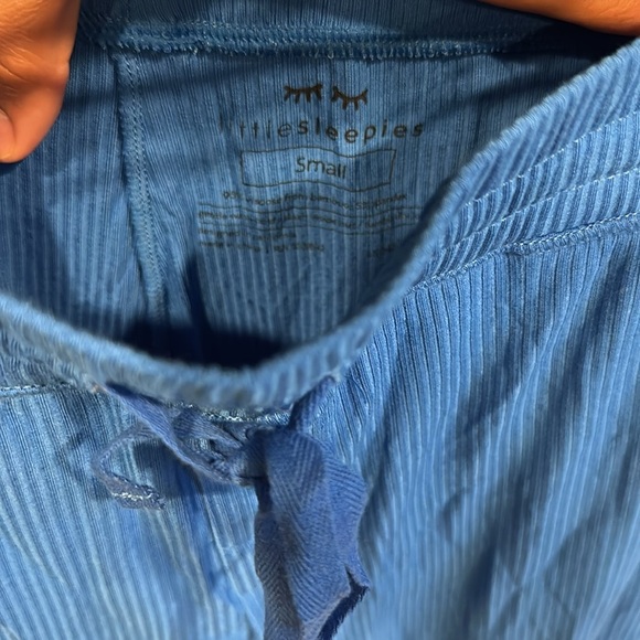 Little Sleepies cobalt Ribbed Women's Pajama Pants Size Small - Picture 2 of 4